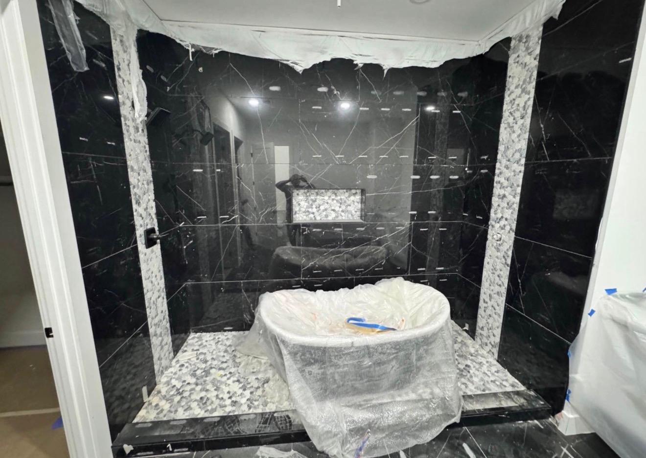 Accessible bathroom remodel 12